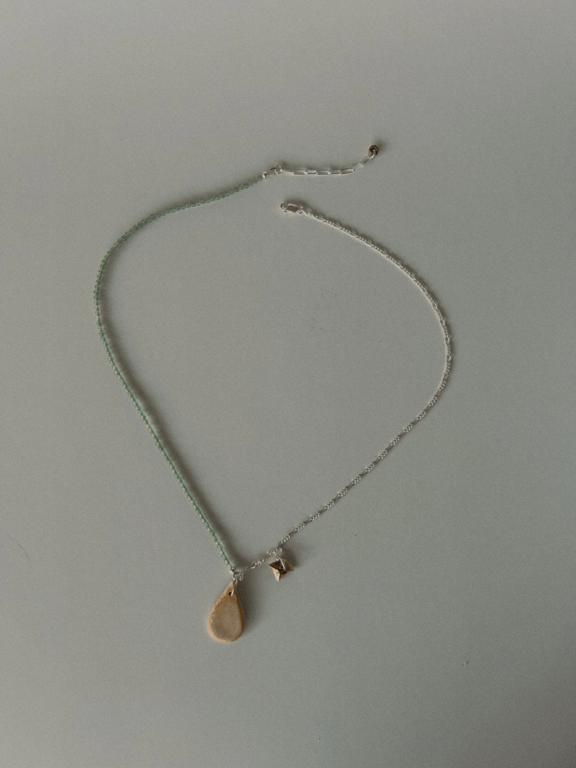 STONE TEAR necklace ~ HIVER x ebb