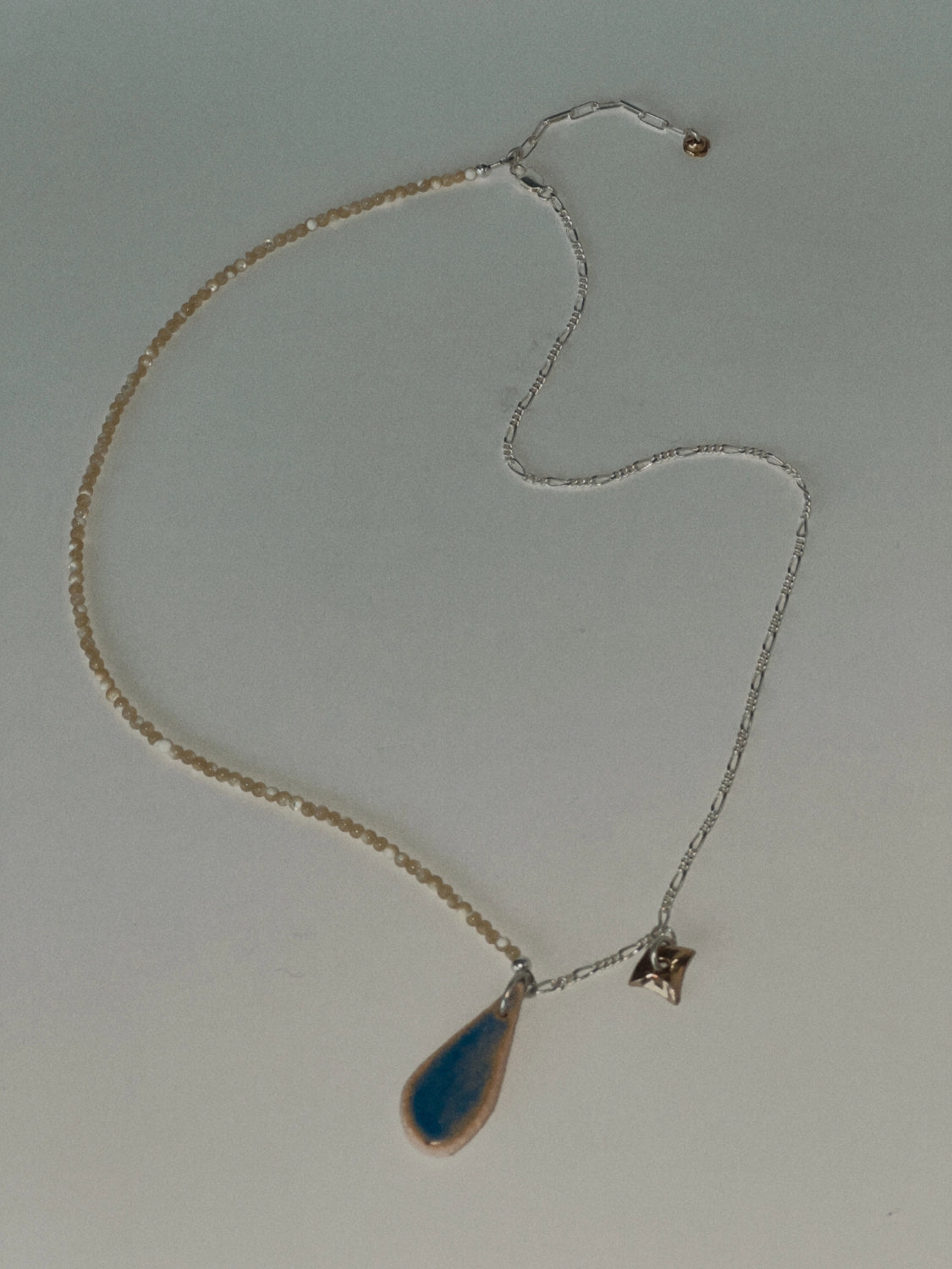STONE TEAR necklace ~ HIVER x ebb